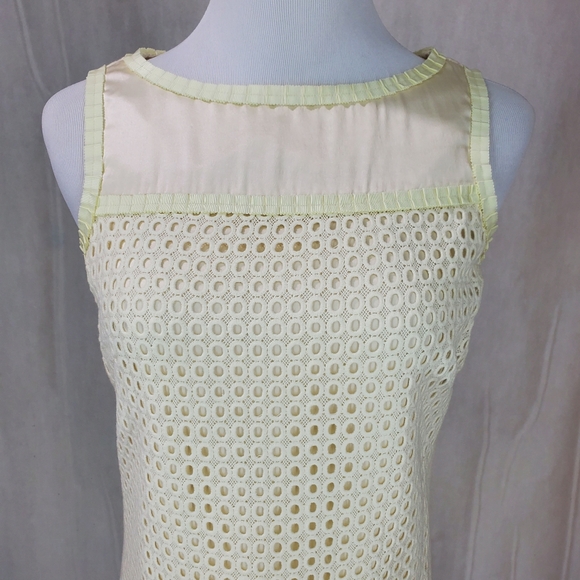 Vintage Lilly Pulitzer Sophia Dress Crochet Eyelet Silk Cotton Retro 50's Style - Picture 3 of 9